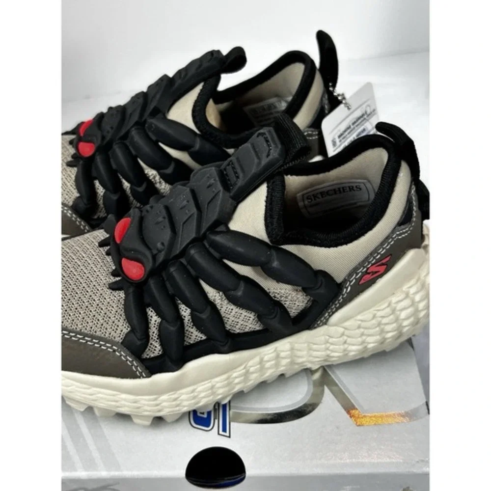 Skechers Boys Monster/Creature Scorpion Sneakers, Size‎ 11, Brown/tan/black NEW